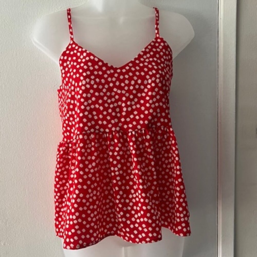 Pretty Floral Flared Top